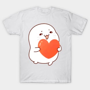 Cute Seal With a Heart T-Shirt